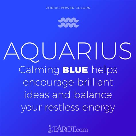 What is Aquarius power color?