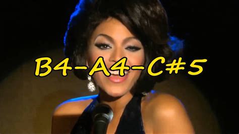 What is Beyonce's vocal range?