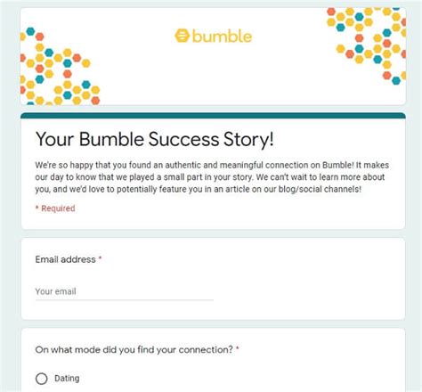 What is Bumble success rate?