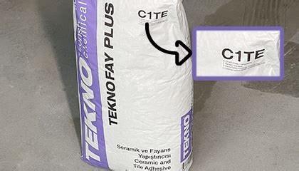 What is C1 and C2 adhesive?