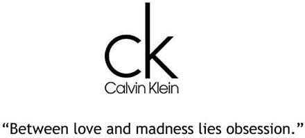 What is Calvin Klein's slogan?