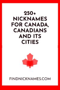 What is Canada's nickname?