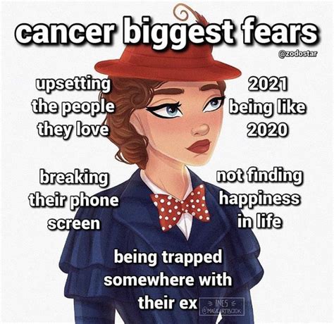 What is Cancers biggest phobia?
