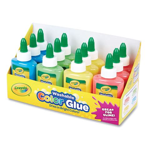 What is Coloured glue used for?