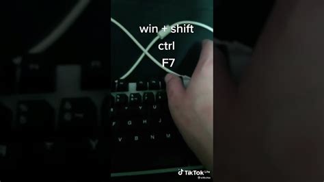 What is Ctrl Shift F7?