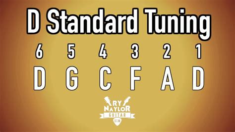 What is D standard tuning?