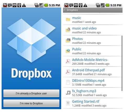 What is Dropbox on my Samsung phone?