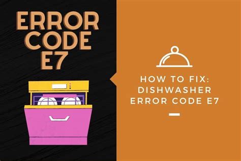 What is E7 error?