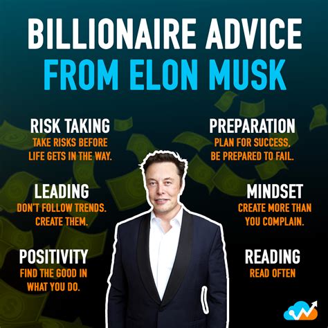 What is Elon Musk's billionaire advice?