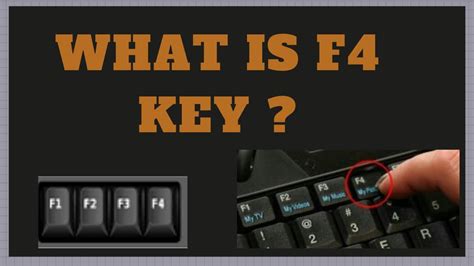 What is F4 key used for?