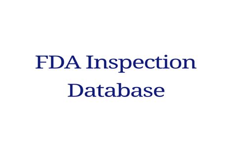 What is FDA database?