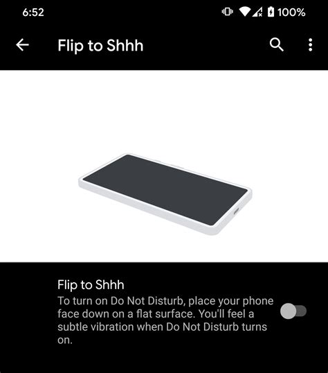 What is Flip to silence?
