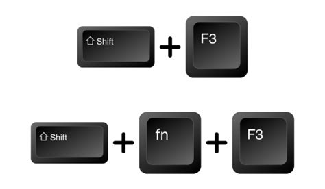 What is Fn Shift F3?