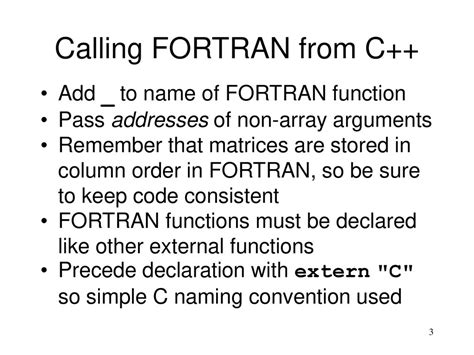 What is Fortran naming convention?