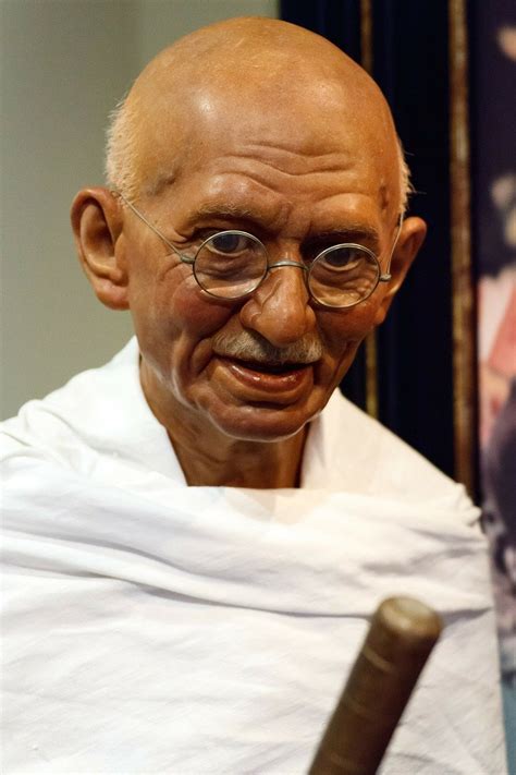 What is Gandhi's famous line?
