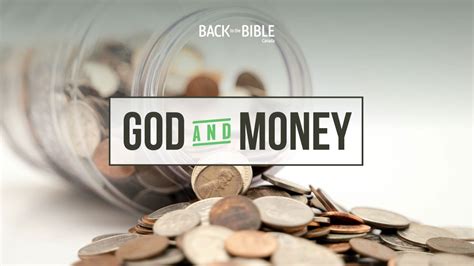 What is God's view of money?