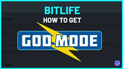 What is God mode in BitLife?