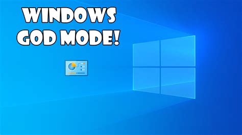What is God mode in Windows 10?