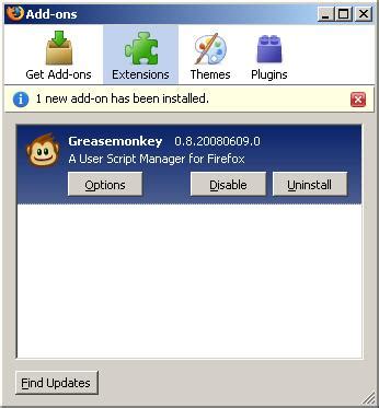 What is Greasemonkey script?