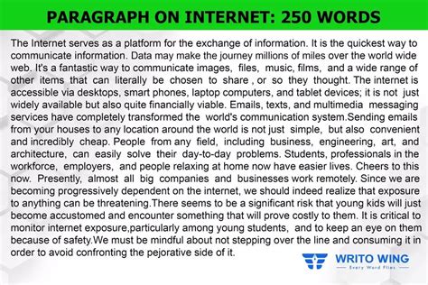 What is Internet in 200 words?