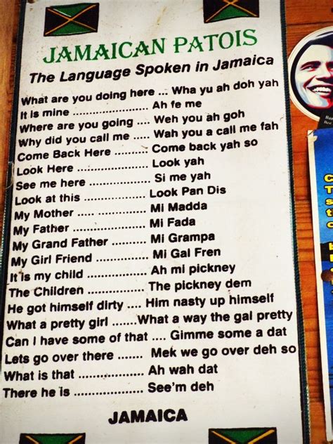 What is Jamaican slang for boys?