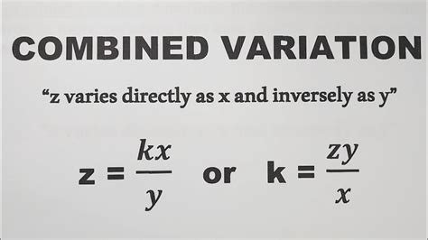 What is K called in variation?