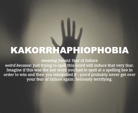 What is Kakorrhaphiophobia?