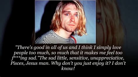 What is Kurt Cobain last words?