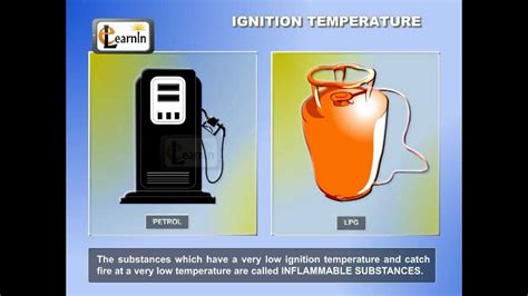 What is LPG ignition temperature?