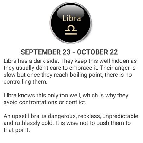 What is Libras dark side?