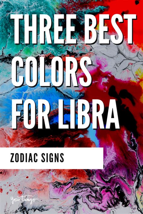 What is Libras lucky colors?