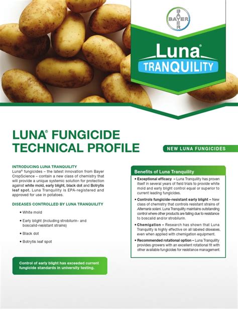 What is Luna fungicide for potatoes?