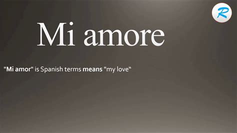 What is Mi Amore?
