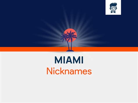 What is Miami nickname?