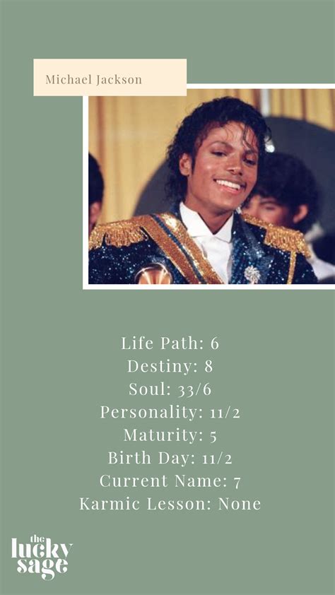 What is Michael Jackson life path number?