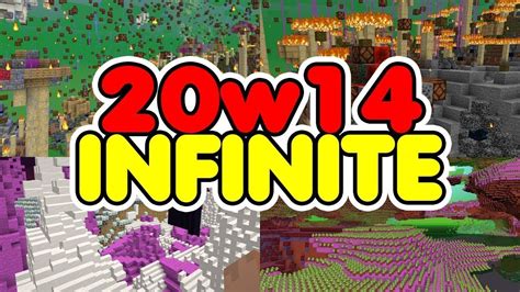 What is Minecraft 20w14 infinite?