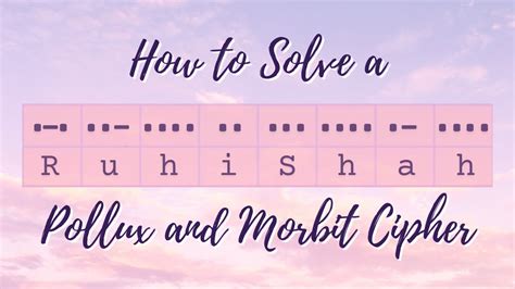 What is Morbit cipher?