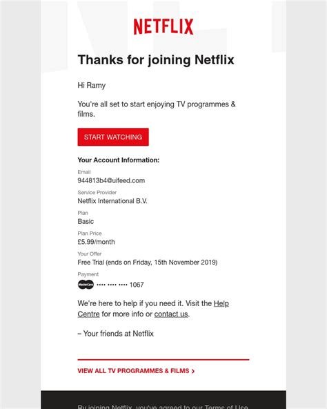 What is Netflix email address?