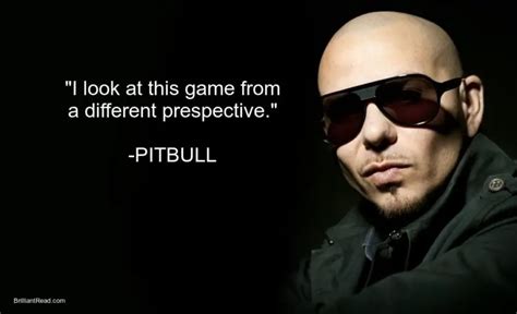 What is Pitbull famous for saying?