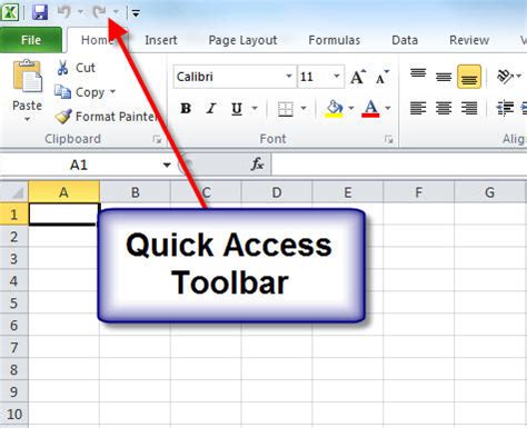 What is Quick Access toolbar?