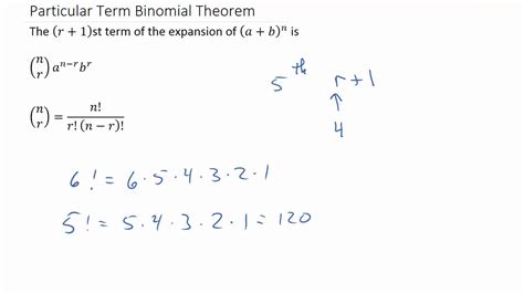 What is R in binomial theorem?