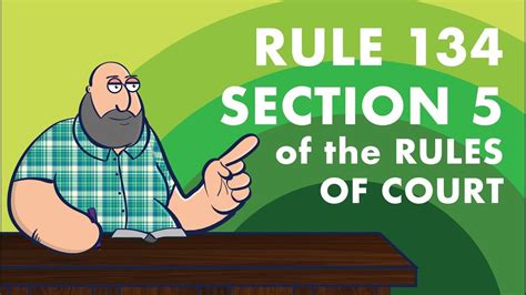 What is Rule 134?