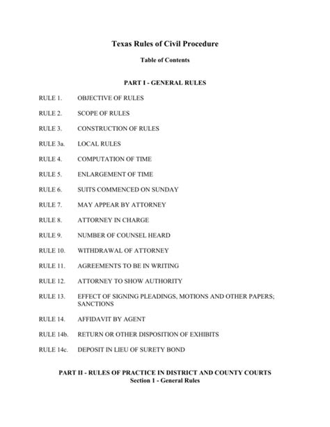 What is Rule 215.1 in Texas Rules of Civil Procedure?