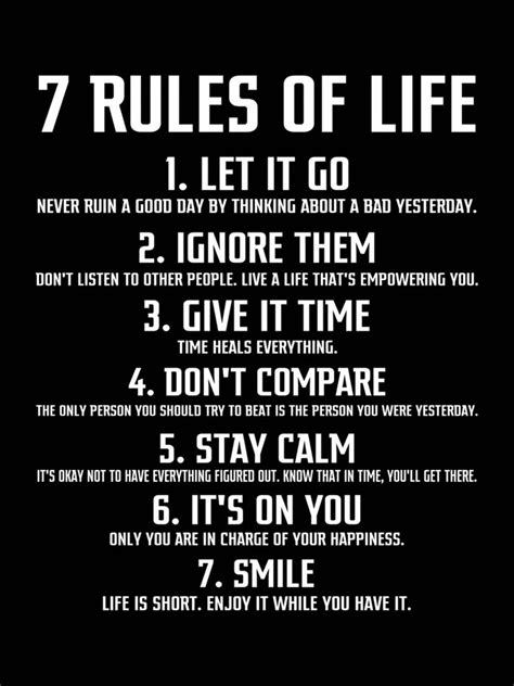What is Rule 7 in 12 Rules of Life?