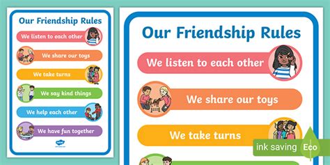 What is Rule 9 of friendship?