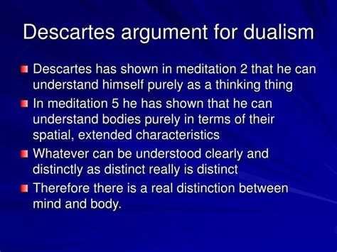 What is Ryle's argument against dualism?