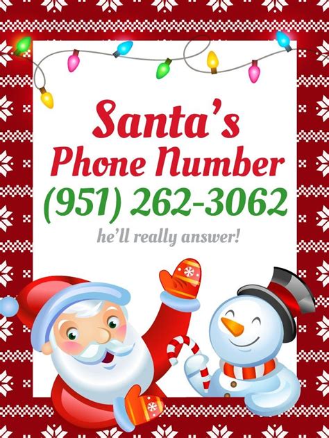 What is Santa's phone number?