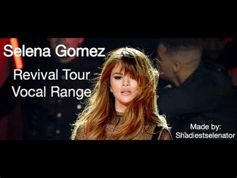 What is Selena Gomez vocal range?