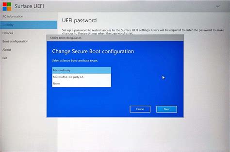 What is Surface UEFI?