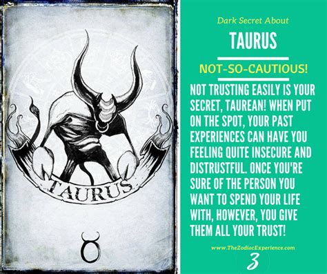 What is Taurus dark secret?